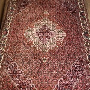 Image of 3X5 Persian Rug with Fish Swimming around the world design