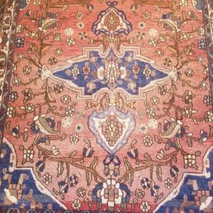 Image of 5X7 Persian Heriz Rug - Connecting Patterns with Blossoms