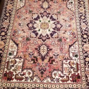 Image of 3X5 Persian Tabriz Rug with Winding Rosettes