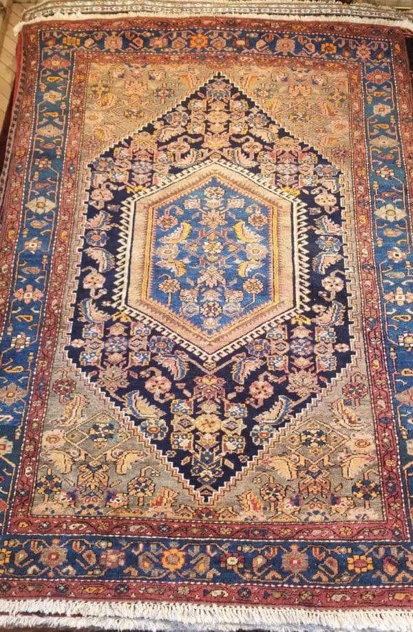 Image of 5X6 Persian Malayer Rug - Herati Pattern