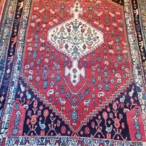 Image of 4X7 Persian Bidjar Rug - All Natural Dyes