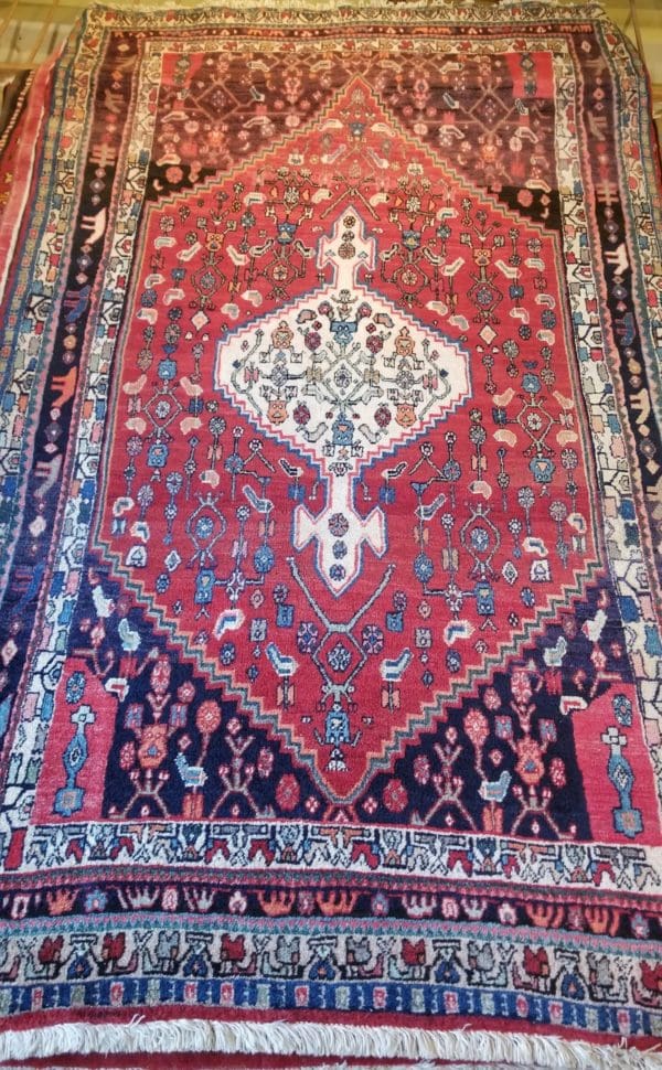 Image of 4X7 Persian Bidjar Rug - All Natural Dyes